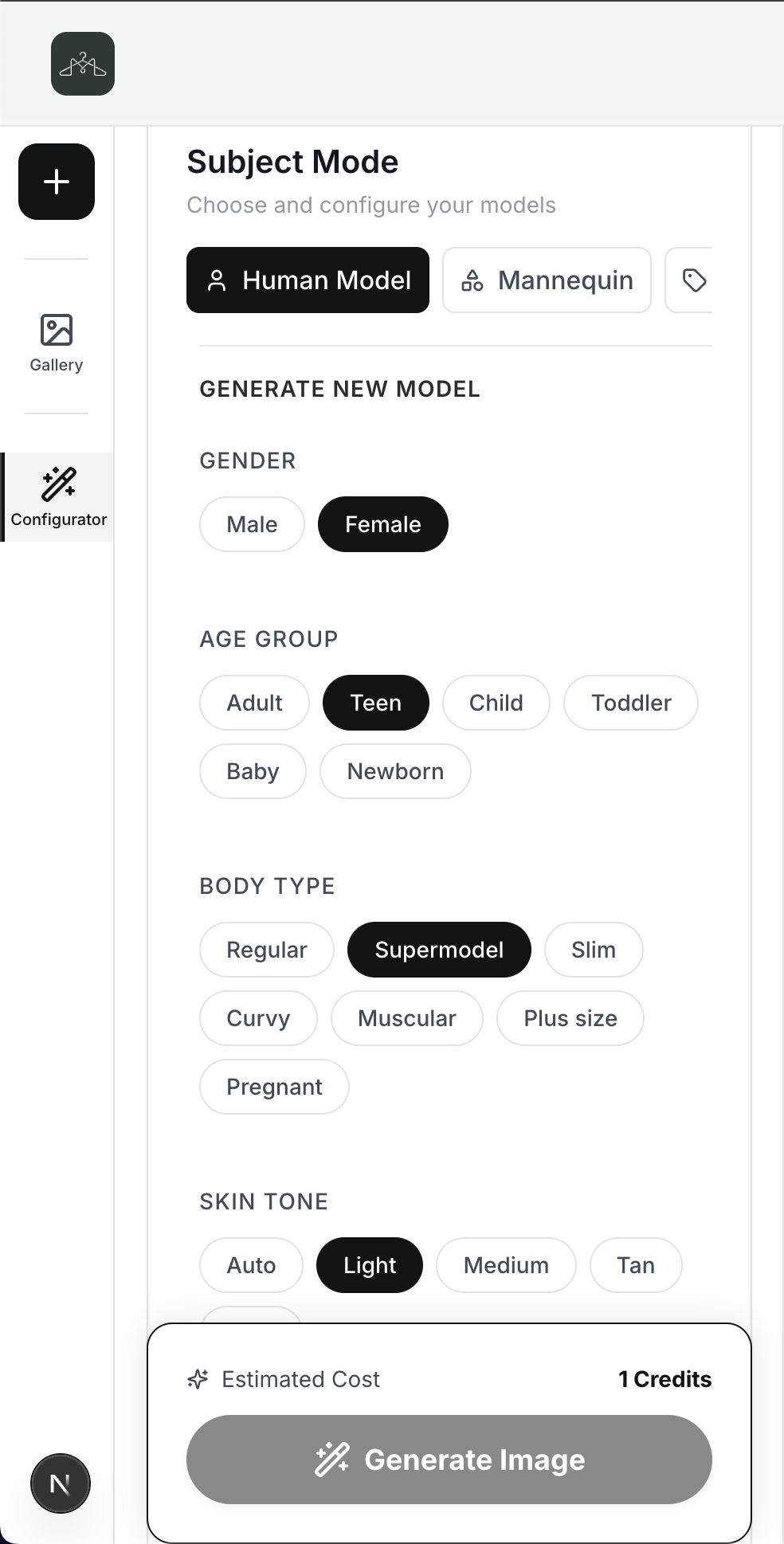 Human Model Mode