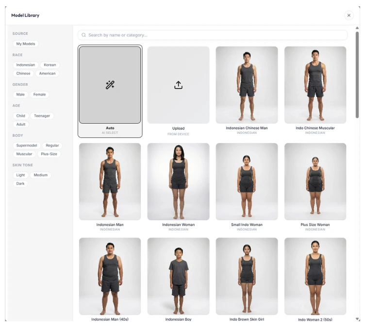 modifashion model library