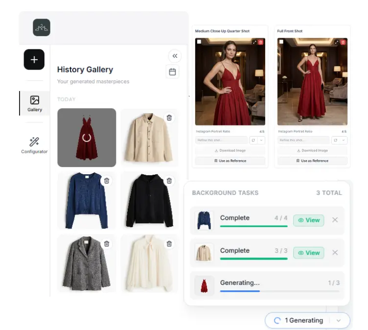 modifashion multiple project generation