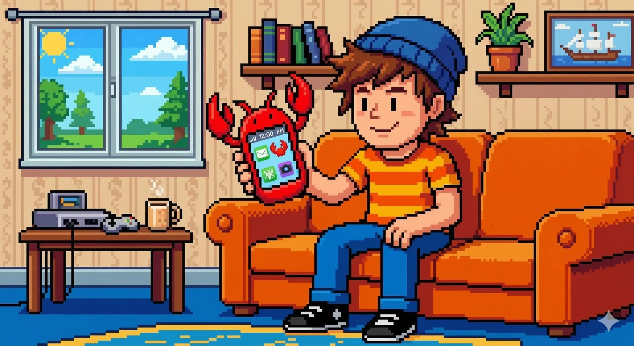 a person holding a lobster smartphone scaled