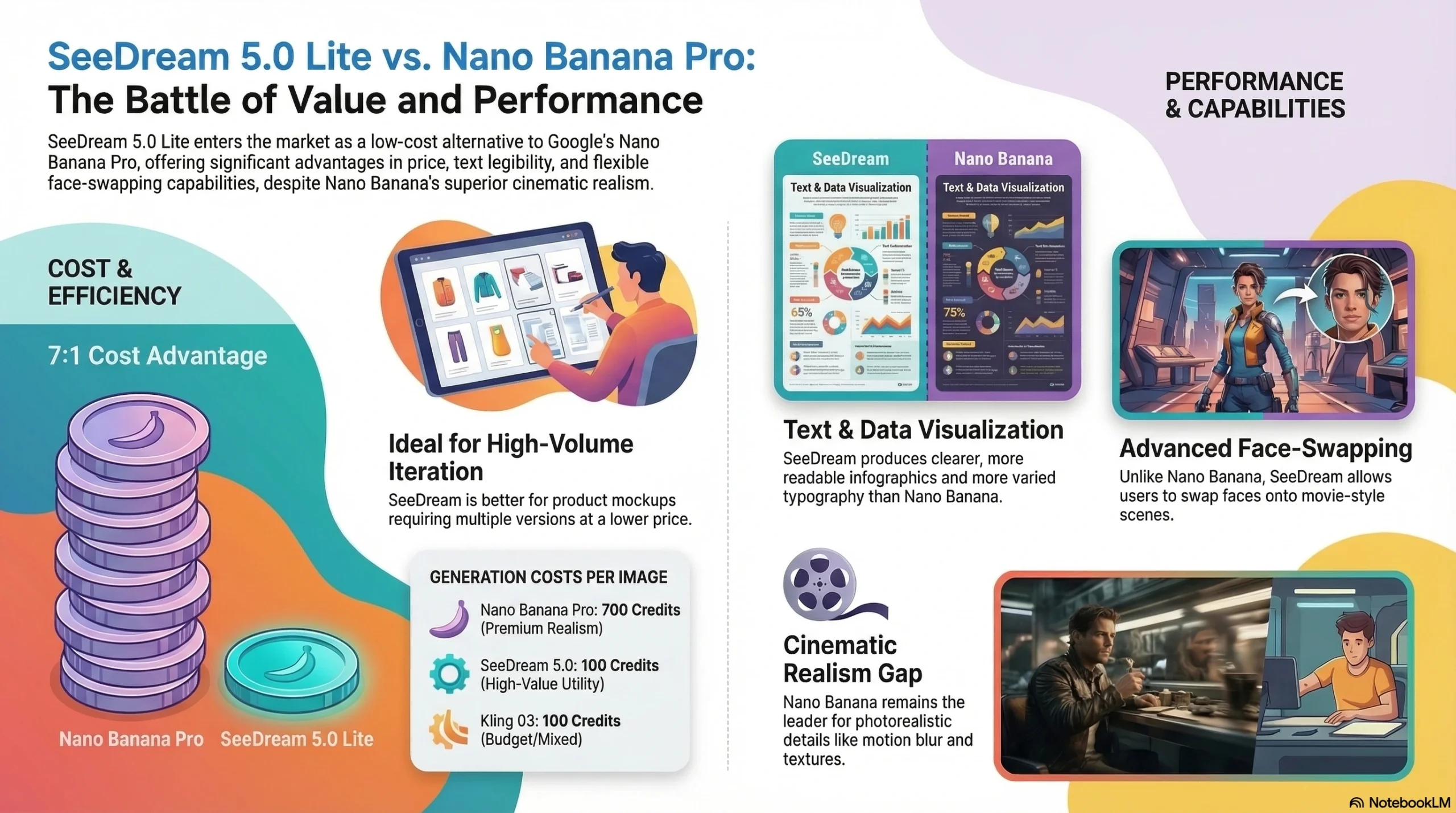 seedream v5 lite vs nano banana pro infographic