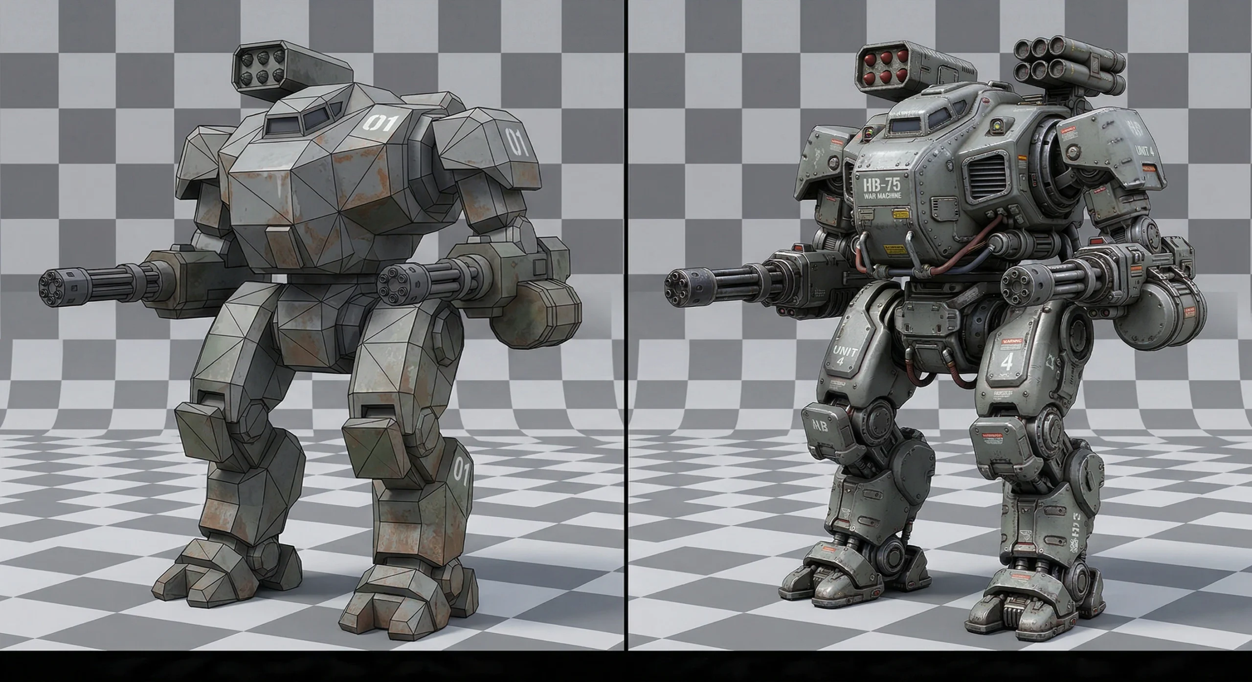 trellis high quality 3d model